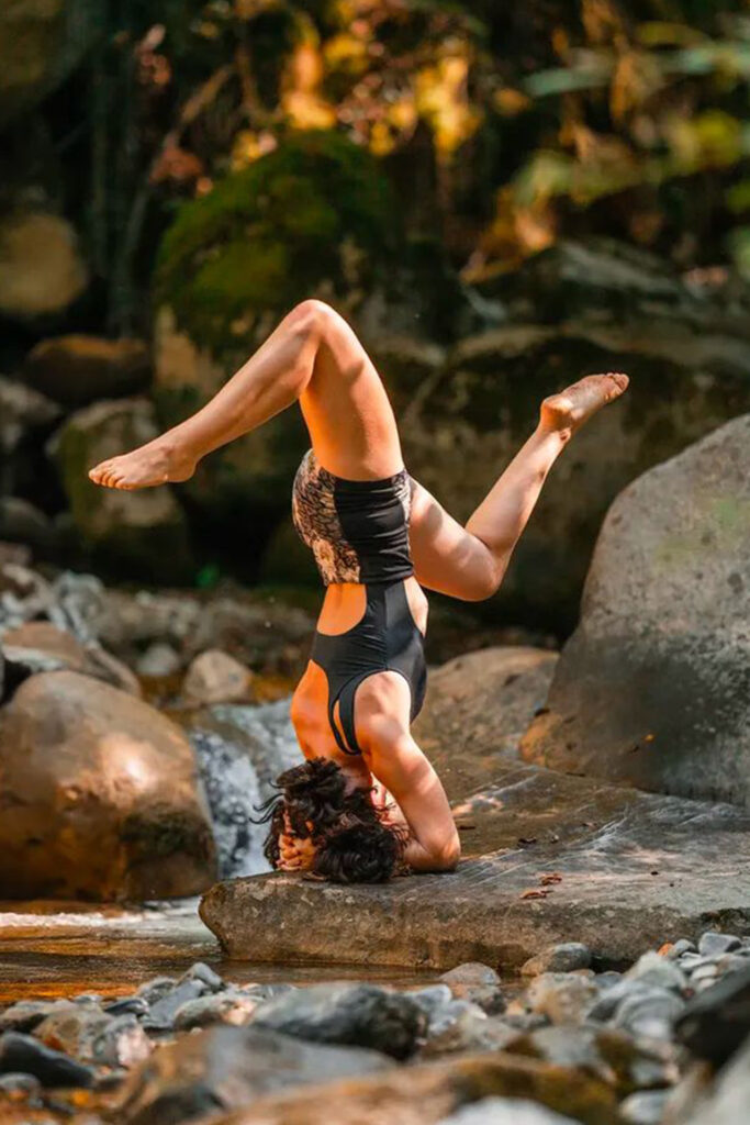 handstanding